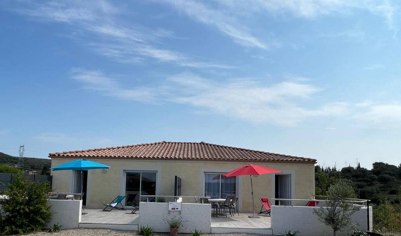 Val Des Bruyeres - Gite 15Mn Pezenas Avec Terrasse Et Cour Close - Parking Privatif Securise - Wifi Ftth Gratuit Neffies Exterior foto